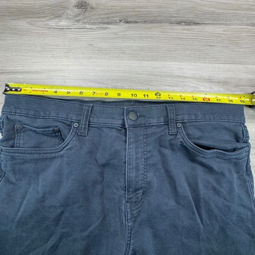 Banana Republic Mens‎ 38x32 Navy Blue 5-Pocket Chino Straight Leg Pants 1620338